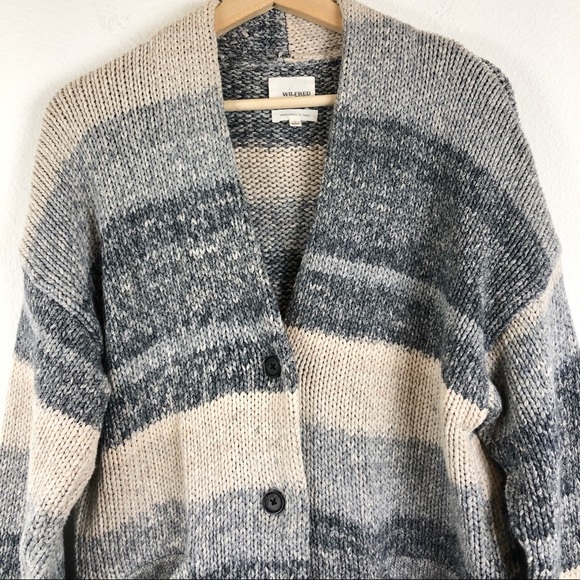 ARITZIA Wilfred Free Sweater Knit Cardigan Size L - Picture 5 of 13